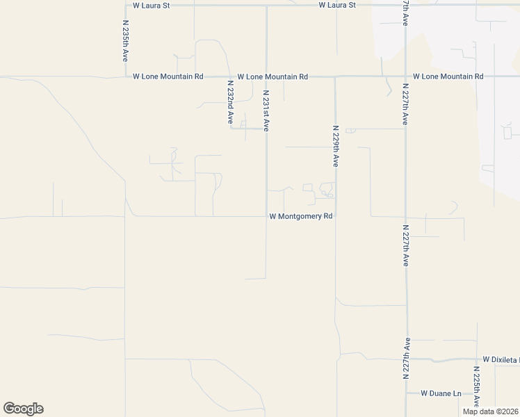 map of restaurants, bars, coffee shops, grocery stores, and more near 23107 West Montgomery Road in Wittmann