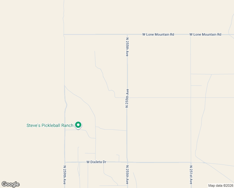 map of restaurants, bars, coffee shops, grocery stores, and more near 30705 North 255th Avenue in Wittmann