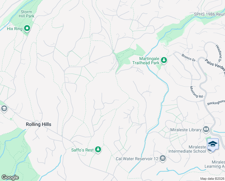 map of restaurants, bars, coffee shops, grocery stores, and more near 4 Poppy Trail in Rolling Hills