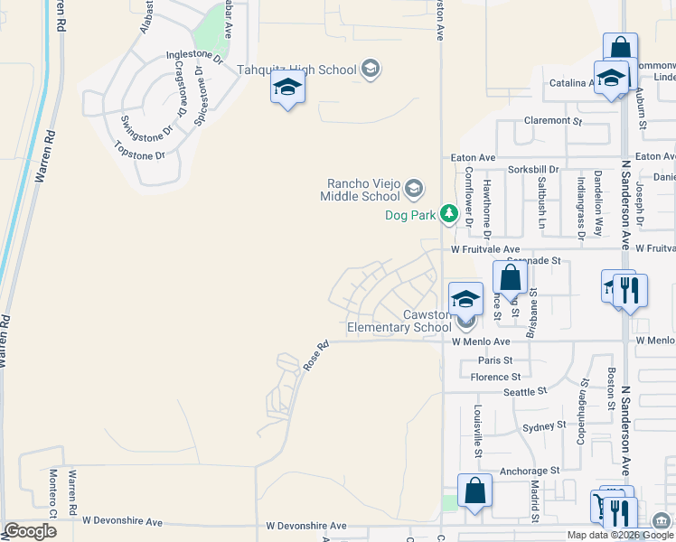 map of restaurants, bars, coffee shops, grocery stores, and more near 792 Dill Seed Lane in Hemet