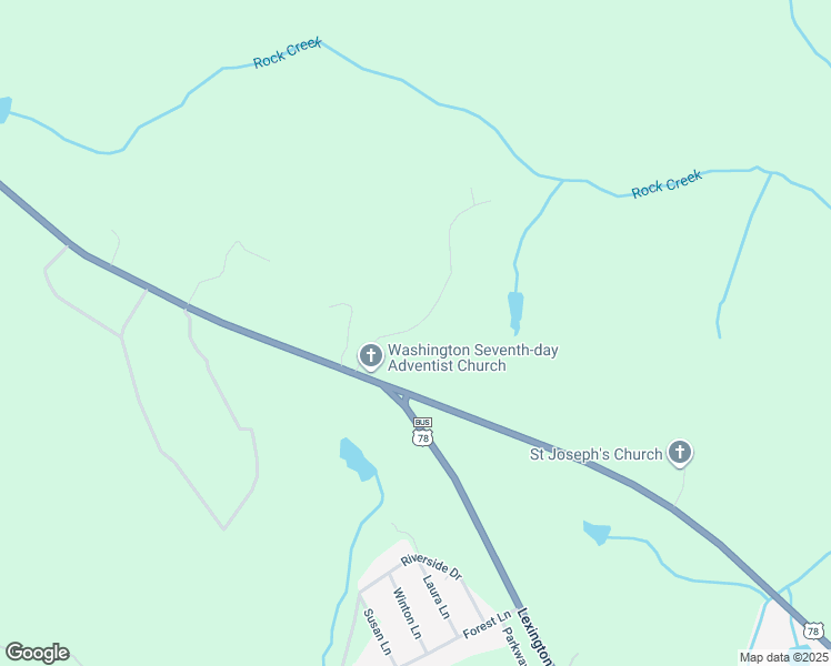 map of restaurants, bars, coffee shops, grocery stores, and more near 192 Maple Drive in Washington