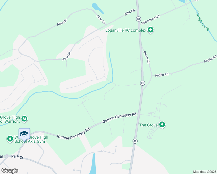 map of restaurants, bars, coffee shops, grocery stores, and more near 4336 Scout Hill Drive in Loganville