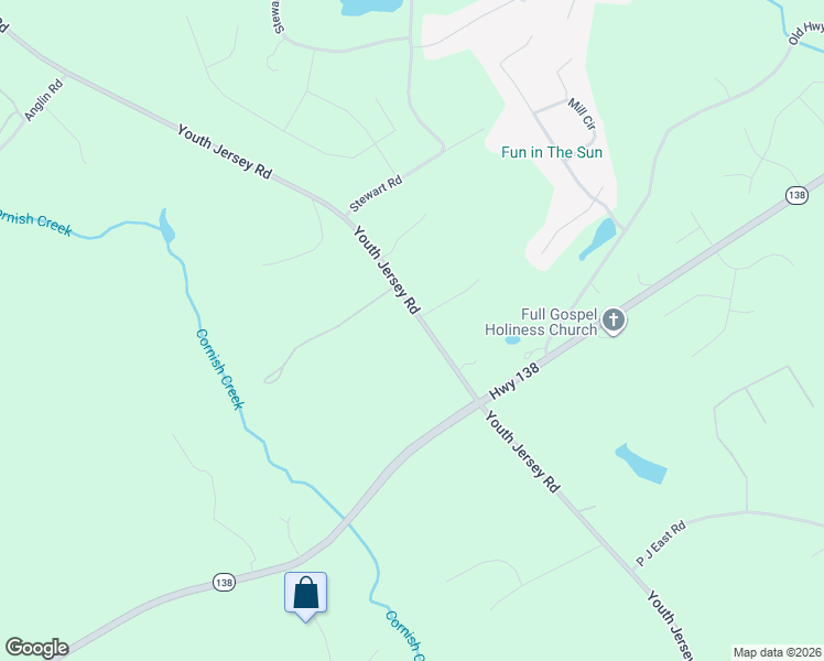 map of restaurants, bars, coffee shops, grocery stores, and more near 710 Youth Jersey Road in Monroe