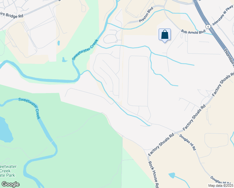 map of restaurants, bars, coffee shops, grocery stores, and more near 7772 Parkside Drive in Lithia Springs