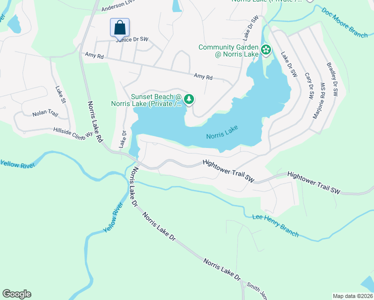 map of restaurants, bars, coffee shops, grocery stores, and more near 8420 Lake Drive in Snellville