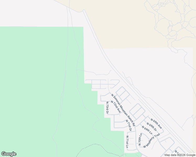 map of restaurants, bars, coffee shops, grocery stores, and more near 7352 West Palo Brea Lane in Peoria
