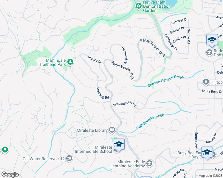 map of restaurants, bars, coffee shops, grocery stores, and more near 28800 Palos Verdes Drive East in Rancho Palos Verdes
