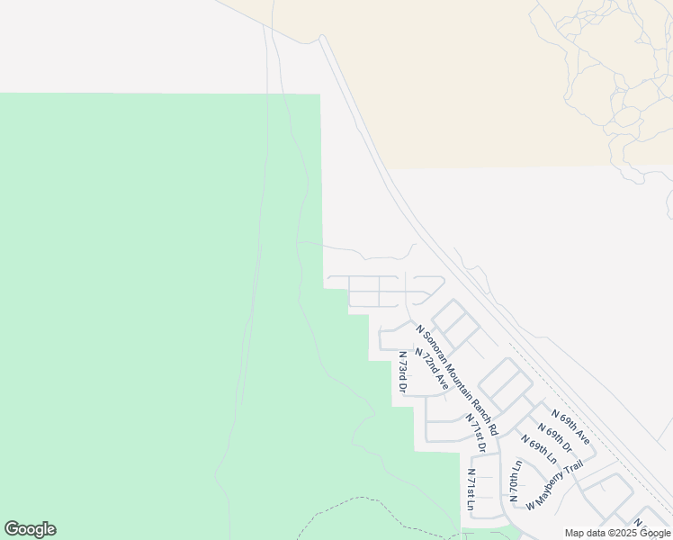 map of restaurants, bars, coffee shops, grocery stores, and more near 7428 West Montgomery Road in Peoria