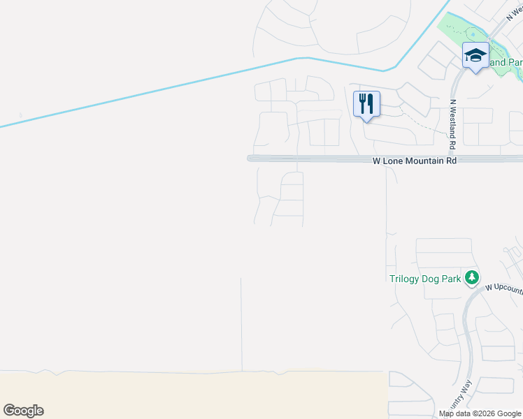 map of restaurants, bars, coffee shops, grocery stores, and more near 30781 North 138th Avenue in Peoria