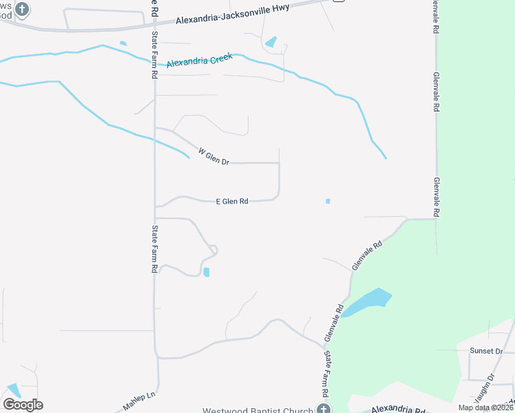 map of restaurants, bars, coffee shops, grocery stores, and more near 370 East Glen Road in Alexandria