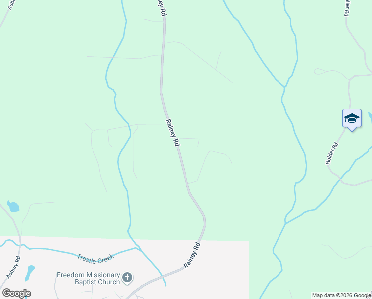 map of restaurants, bars, coffee shops, grocery stores, and more near 1025 Rainey Road in Temple