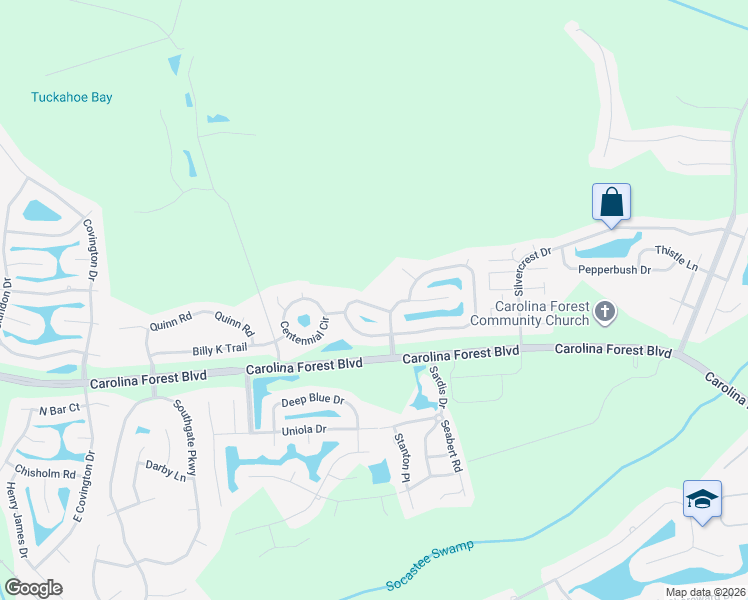 map of restaurants, bars, coffee shops, grocery stores, and more near 4454 West Walkerton Road in Myrtle Beach