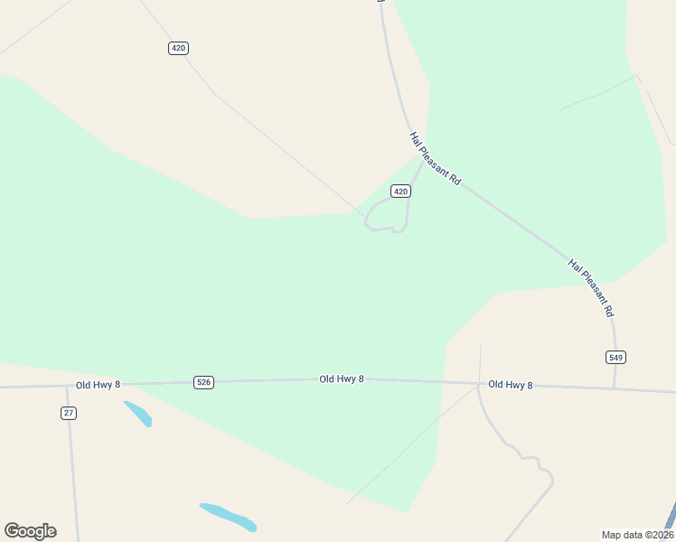 map of restaurants, bars, coffee shops, grocery stores, and more near Dillard Road in Minter City