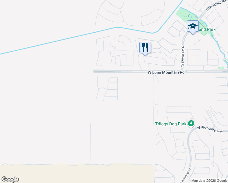 map of restaurants, bars, coffee shops, grocery stores, and more near 30783 North 137th Avenue in Peoria