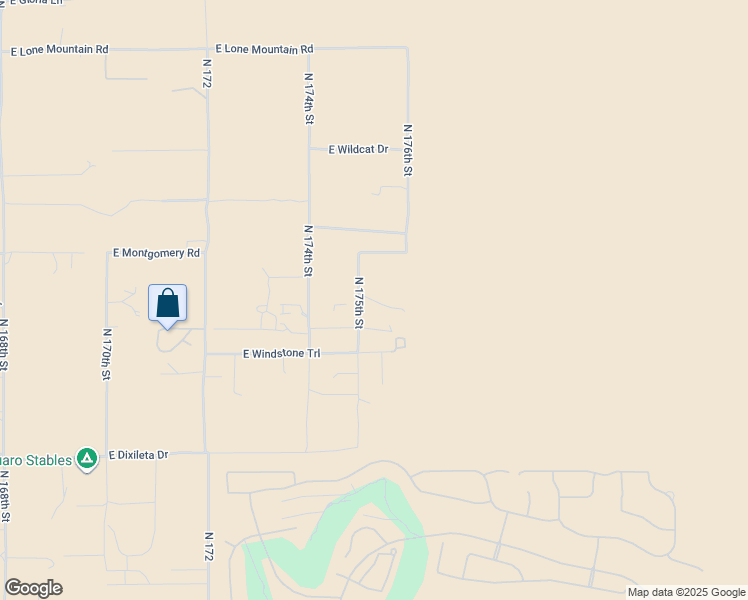map of restaurants, bars, coffee shops, grocery stores, and more near 17510 East Milton in Rio Verde