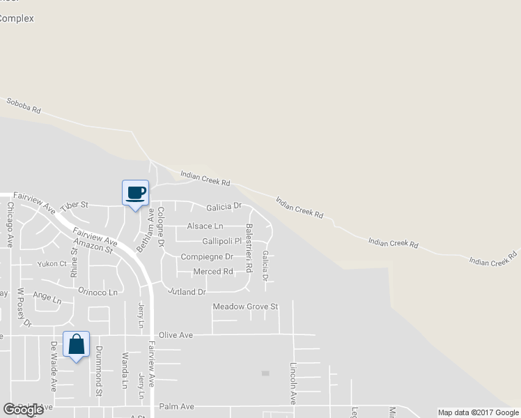 map of restaurants, bars, coffee shops, grocery stores, and more near 44340 Galicia Drive in Hemet