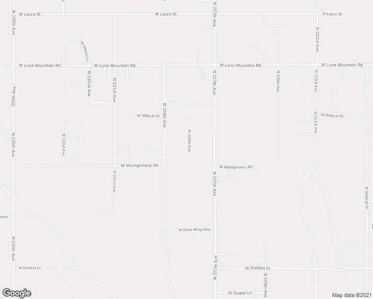 map of restaurants, bars, coffee shops, grocery stores, and more near 30704 North 228th Avenue in Wittmann