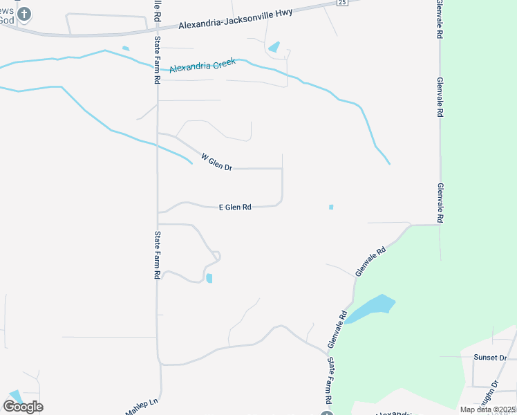 map of restaurants, bars, coffee shops, grocery stores, and more near 370 East Glen Road in Alexandria