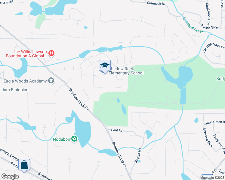 map of restaurants, bars, coffee shops, grocery stores, and more near 5985 King Way Walk in Lithonia