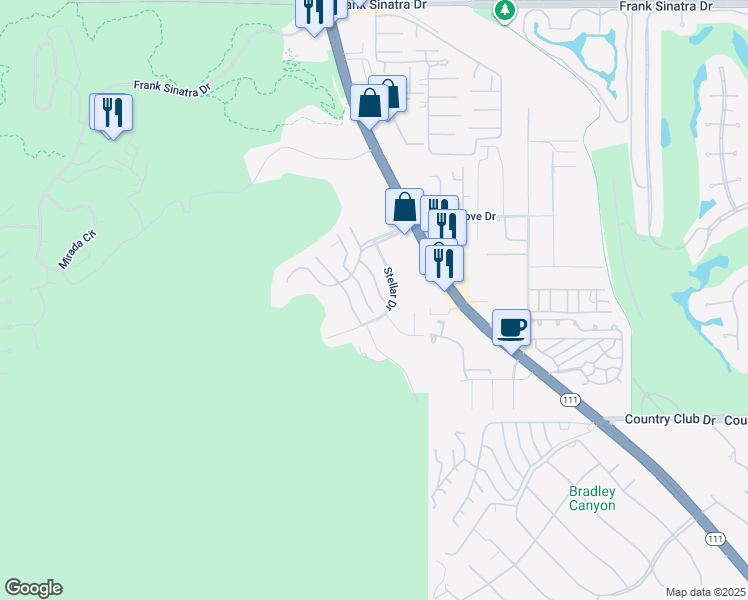 map of restaurants, bars, coffee shops, grocery stores, and more near 14 Alta Vista in Rancho Mirage