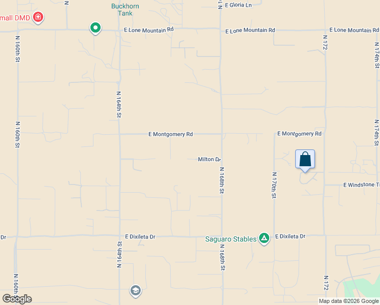 map of restaurants, bars, coffee shops, grocery stores, and more near 30420 North 168th Street in Scottsdale