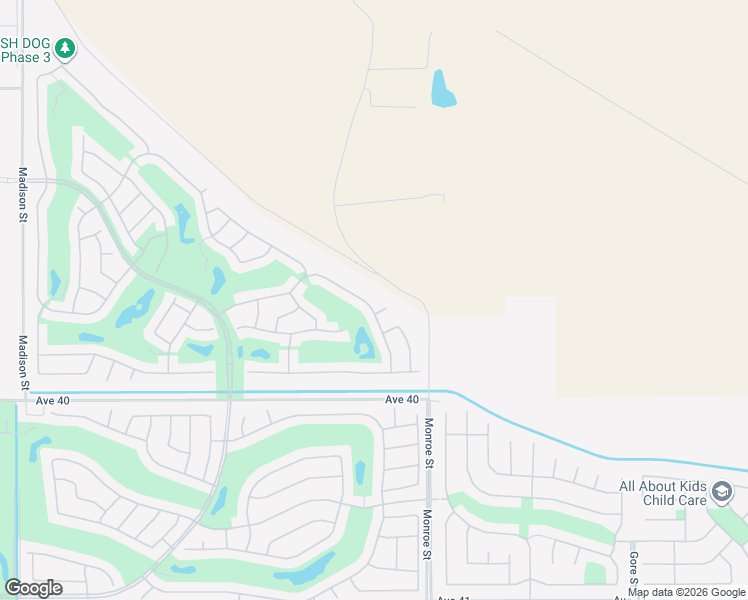 map of restaurants, bars, coffee shops, grocery stores, and more near 81844 Avenida Estuco in Indio