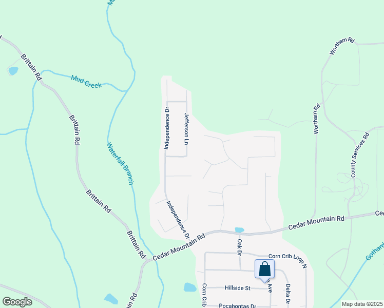 map of restaurants, bars, coffee shops, grocery stores, and more near 1788 Jefferson Lane in Douglasville