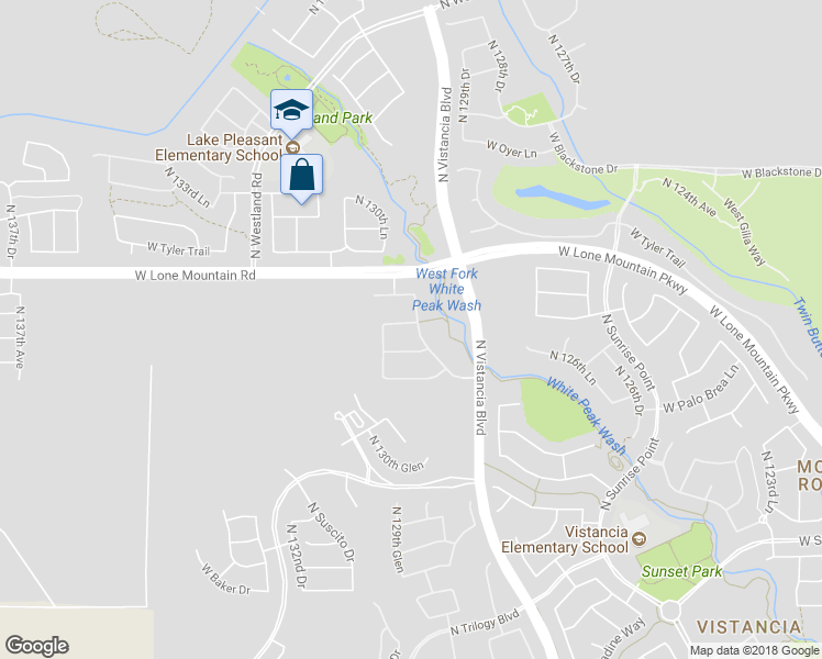 map of restaurants, bars, coffee shops, grocery stores, and more near 12907 West Lowden Road in Peoria