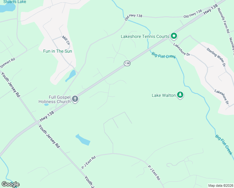 map of restaurants, bars, coffee shops, grocery stores, and more near 3130 Amber Lane in Monroe