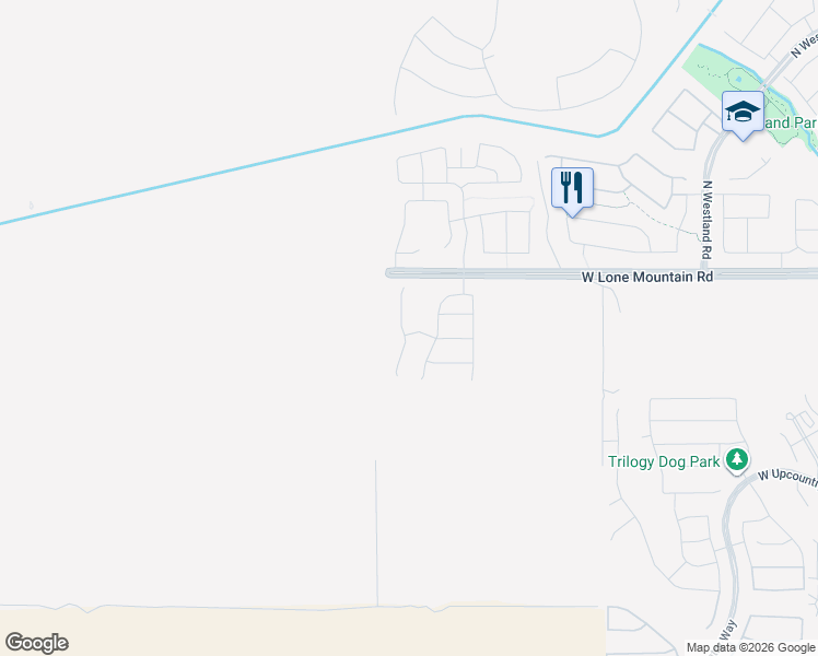 map of restaurants, bars, coffee shops, grocery stores, and more near 30781 North 138th Avenue in Peoria