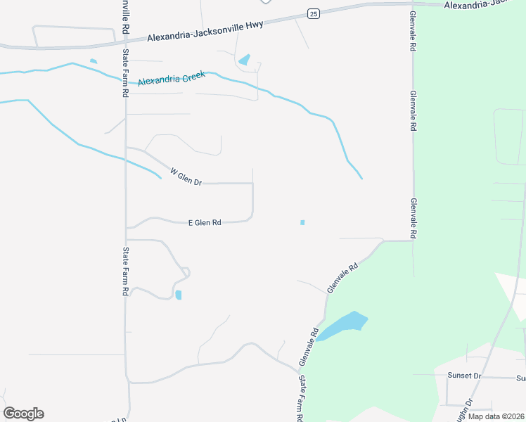 map of restaurants, bars, coffee shops, grocery stores, and more near 455 East Glen Road in Alexandria