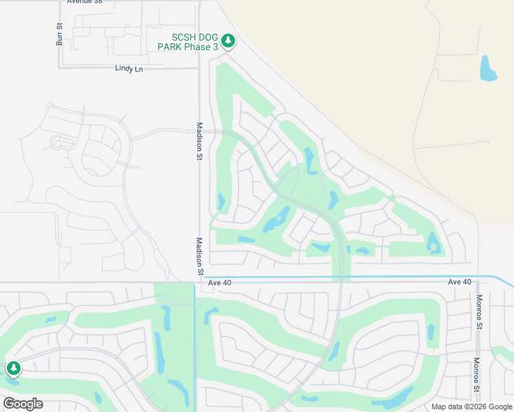 map of restaurants, bars, coffee shops, grocery stores, and more near 81218 Avenida Neblina in Indio