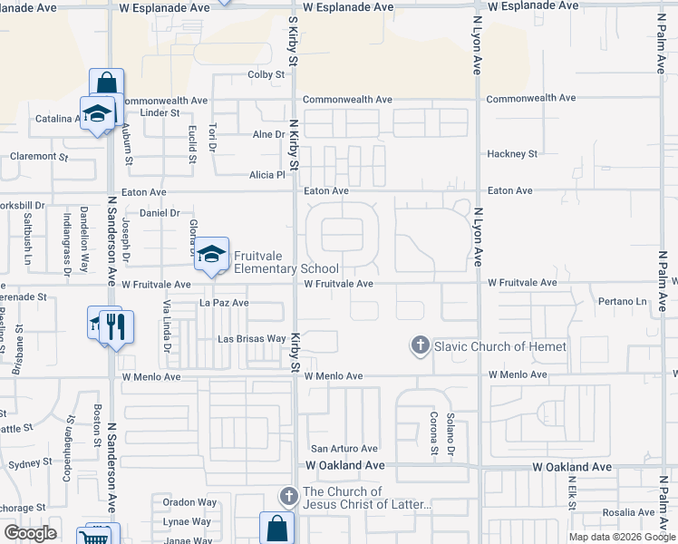 map of restaurants, bars, coffee shops, grocery stores, and more near in Hemet