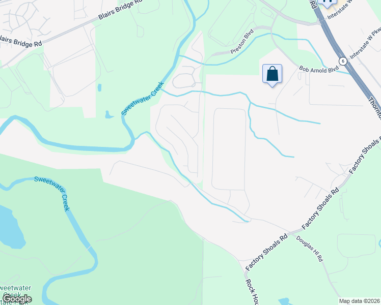 map of restaurants, bars, coffee shops, grocery stores, and more near 1645 Bradmere Lane in Lithia Springs