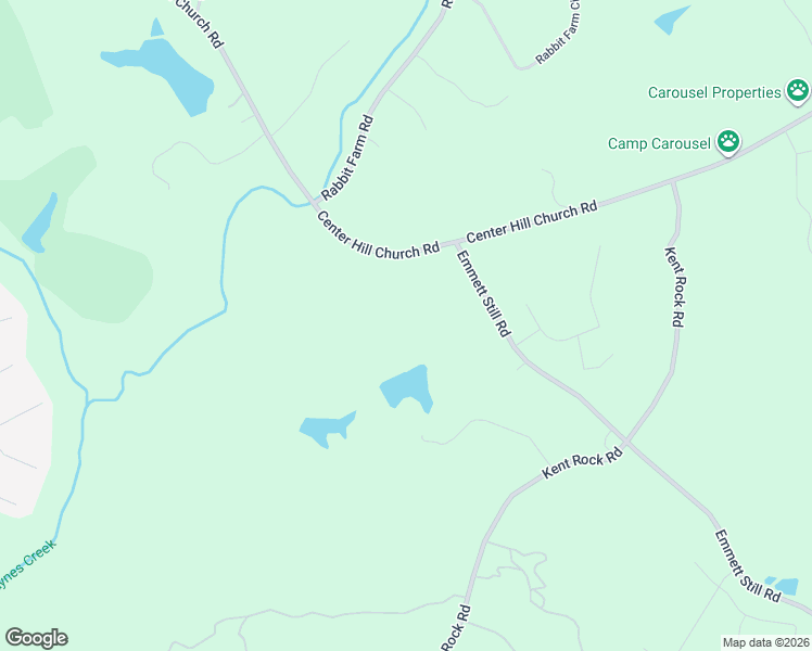map of restaurants, bars, coffee shops, grocery stores, and more near 5430 Center Hill Church Road in Loganville