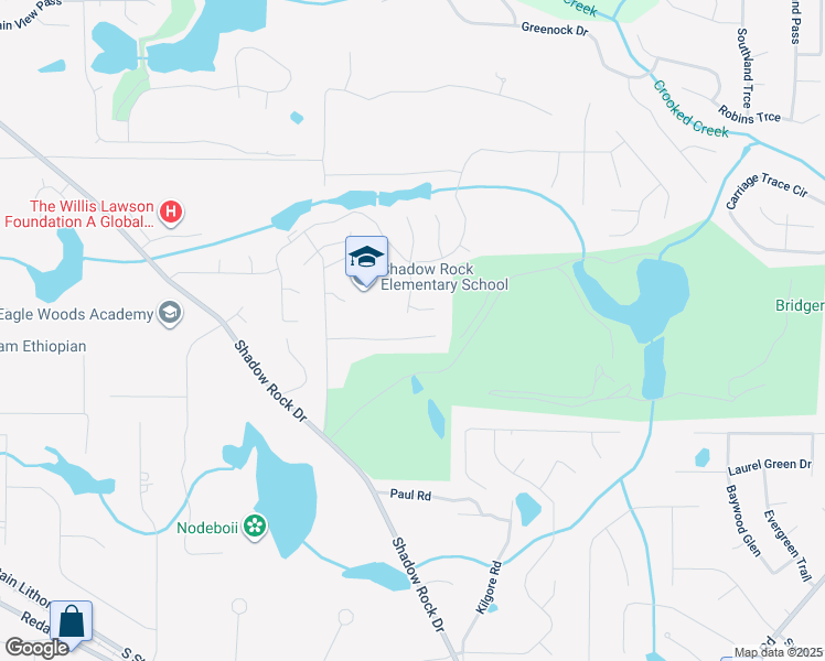map of restaurants, bars, coffee shops, grocery stores, and more near 6016 King Way Walk in Lithonia