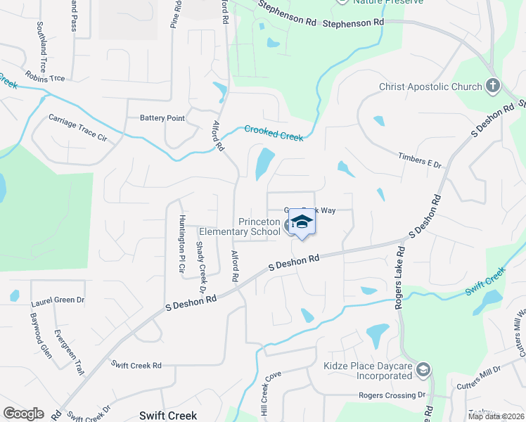 map of restaurants, bars, coffee shops, grocery stores, and more near 1132 Wehunt Court in Lithonia