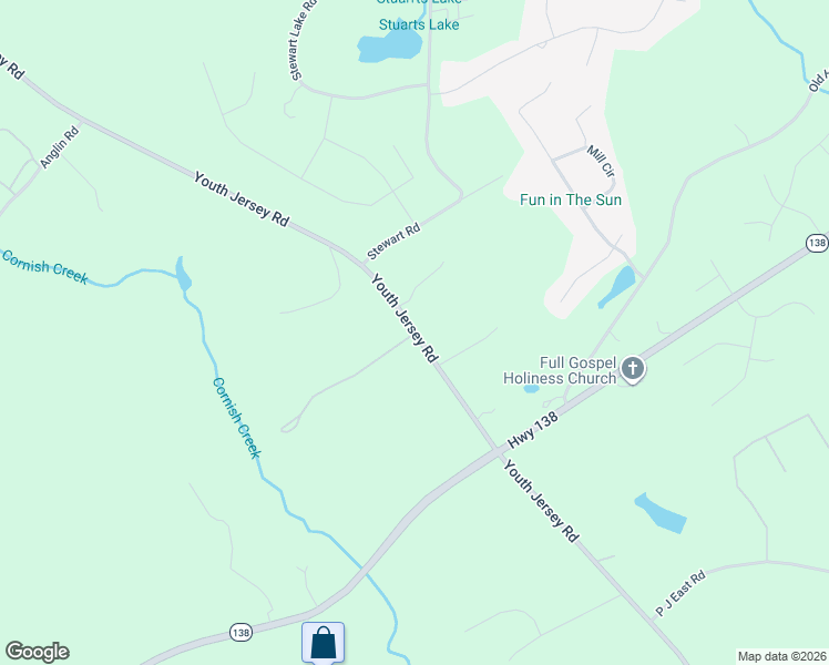 map of restaurants, bars, coffee shops, grocery stores, and more near 701 Youth Jersey Road in Loganville