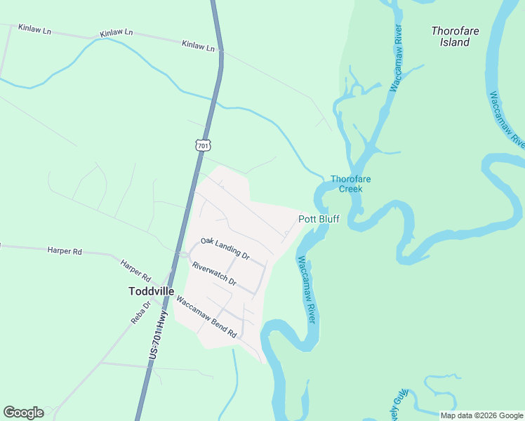 map of restaurants, bars, coffee shops, grocery stores, and more near 145 Pottery Landing Drive in Conway