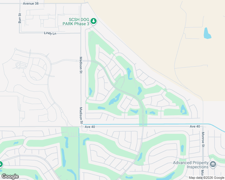 map of restaurants, bars, coffee shops, grocery stores, and more near 81223 Avenida Neblina in Indio