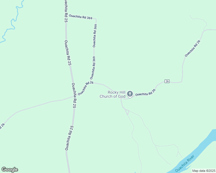 map of restaurants, bars, coffee shops, grocery stores, and more near 687 Ouachita Road 22 in Chidester