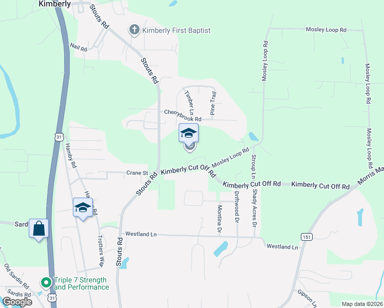 map of restaurants, bars, coffee shops, grocery stores, and more near 602 Kimberly Cut Off Road in Morris