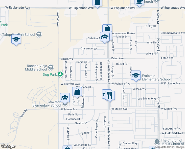 map of restaurants, bars, coffee shops, grocery stores, and more near 974 Saw Tooth Lane in Hemet
