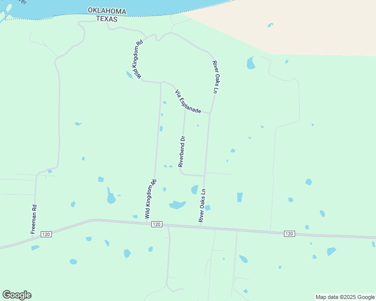 map of restaurants, bars, coffee shops, grocery stores, and more near 254 Riverbend Drive in Denison