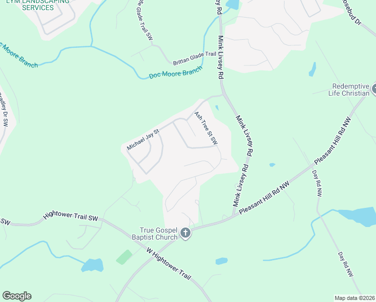 map of restaurants, bars, coffee shops, grocery stores, and more near 4983 Laythan Jace Court Southwest in Snellville