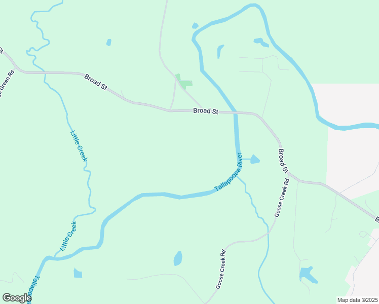 map of restaurants, bars, coffee shops, grocery stores, and more near 1304 Broad Street in Tallapoosa