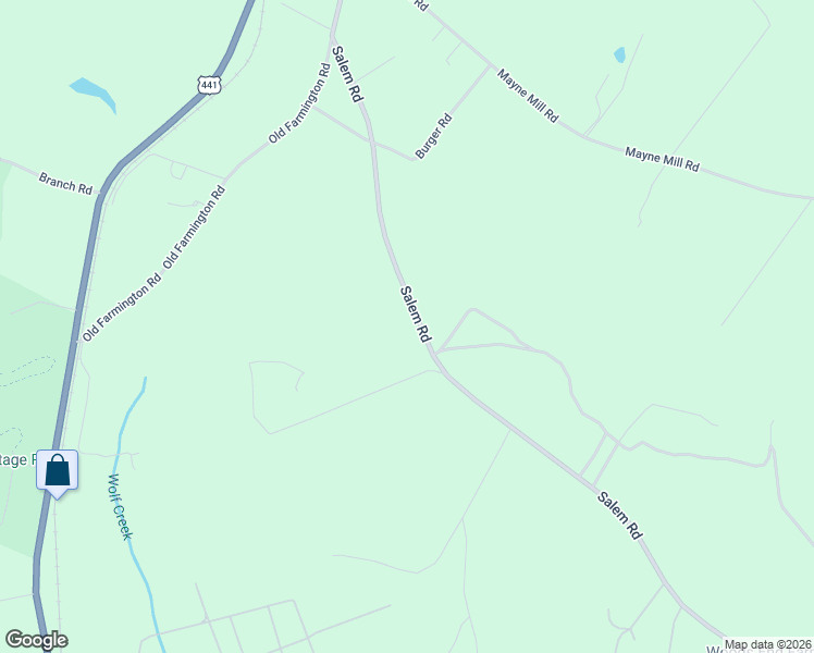 map of restaurants, bars, coffee shops, grocery stores, and more near 1550 Salem Road in Watkinsville