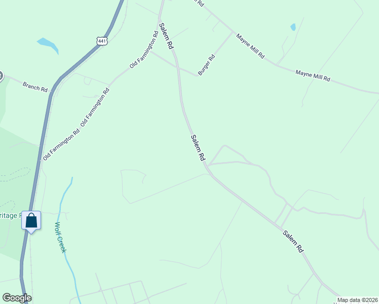 map of restaurants, bars, coffee shops, grocery stores, and more near 1550 Salem Road in Watkinsville