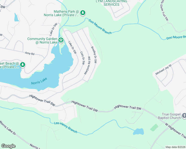 map of restaurants, bars, coffee shops, grocery stores, and more near 4389 Bradley Drive Southwest in Snellville