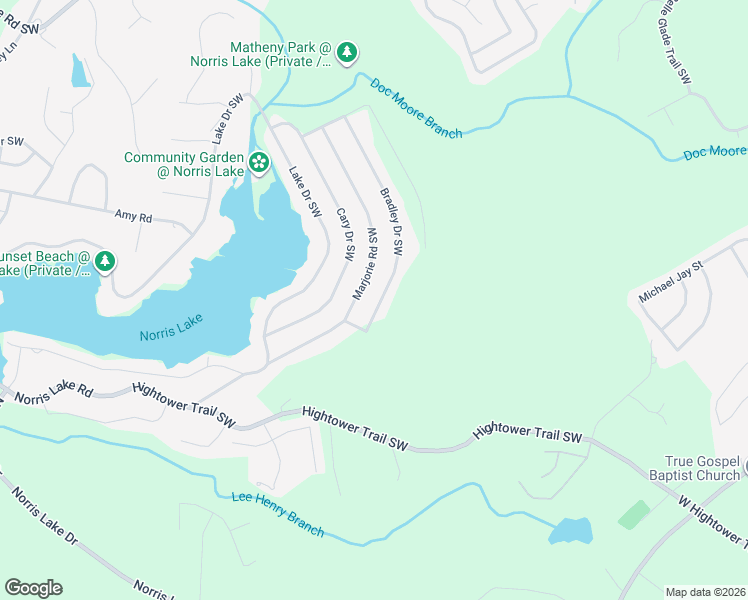 map of restaurants, bars, coffee shops, grocery stores, and more near 4389 Bradley Drive Southwest in Snellville